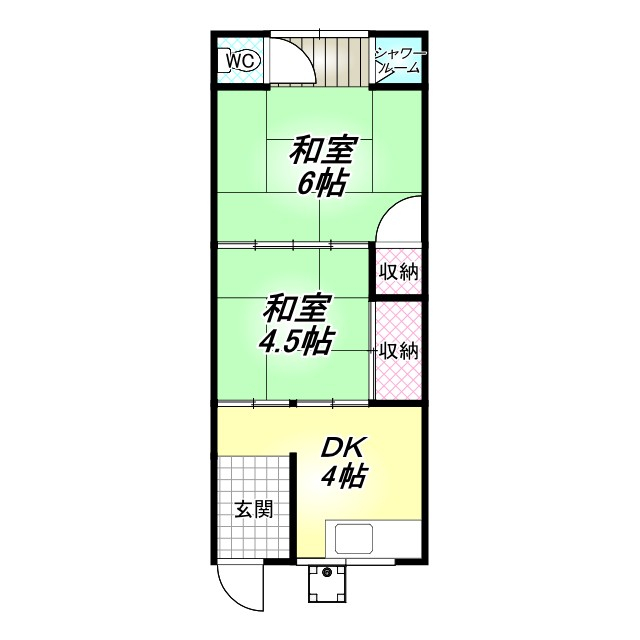 2階の間取り図