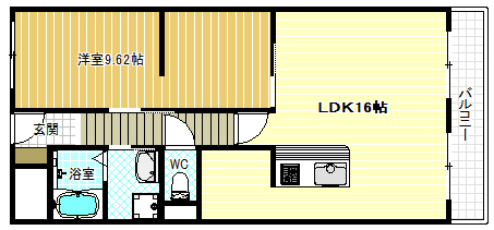 2階の間取り図