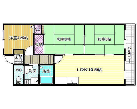 5階の間取り図