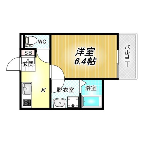 1階の間取り図