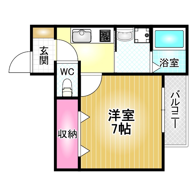 1階の間取り図
