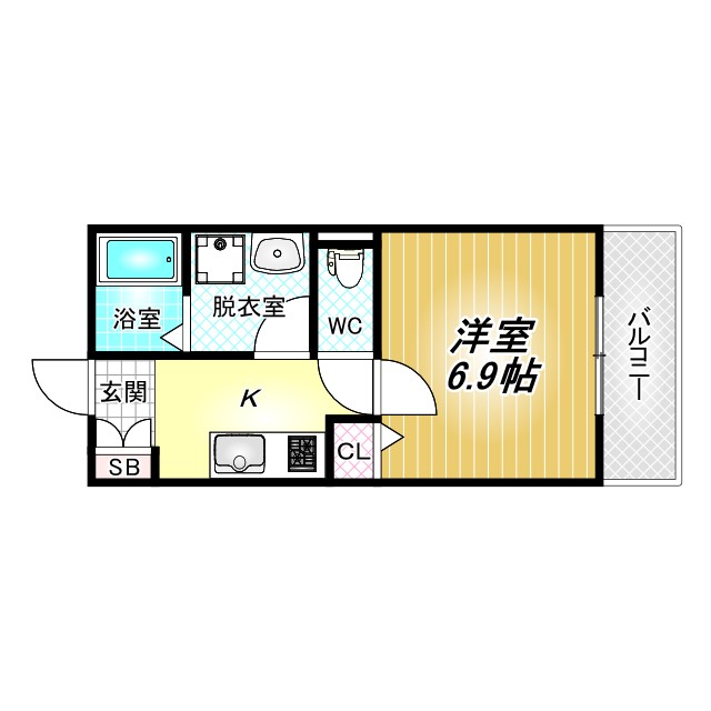 1階の間取り図
