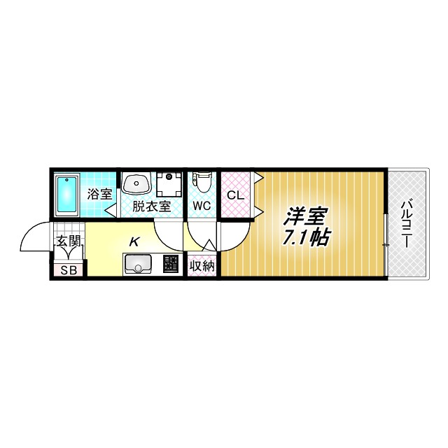 1階の間取り図