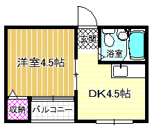 1階の間取り図