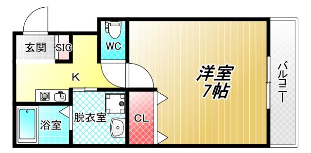 3階の間取り図