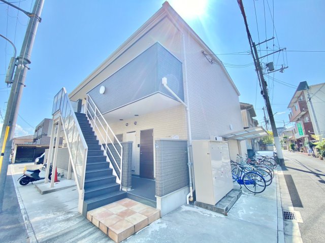 東大阪市小若江1丁目の賃貸アパートの外観 東大阪市小若江1丁目の賃貸アパートの外観