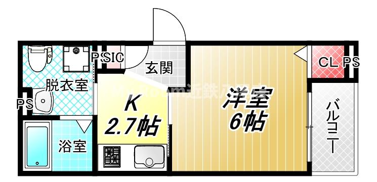3階の間取り図