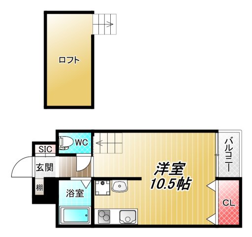 3階の間取り図