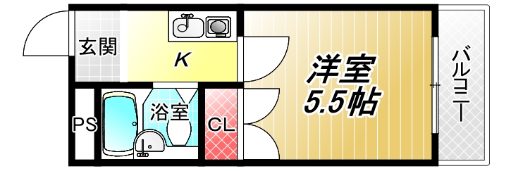2階の間取り図