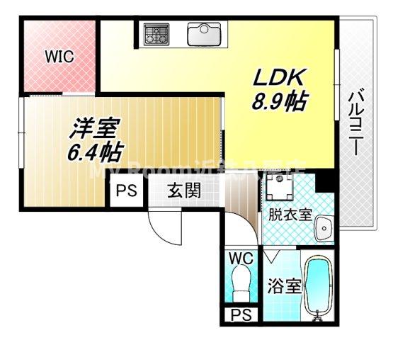 3階の間取り図
