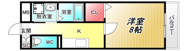 2階の間取り図