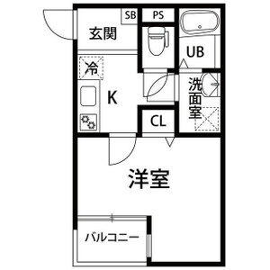 2階の間取り図