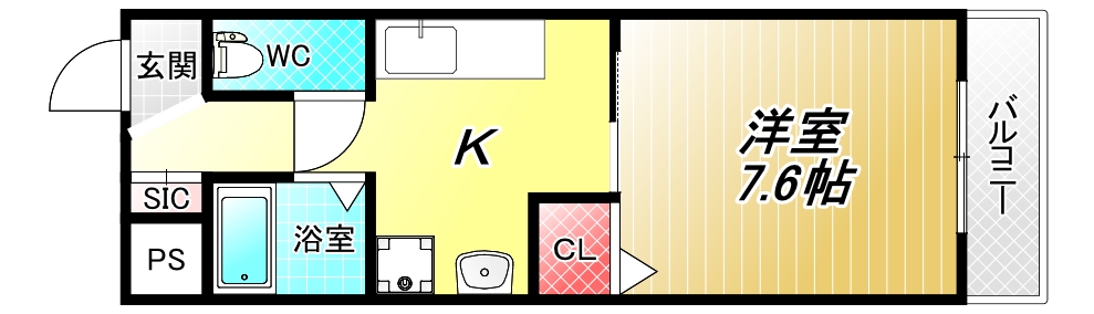 2階の間取り図