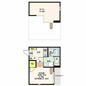 2階の間取り図