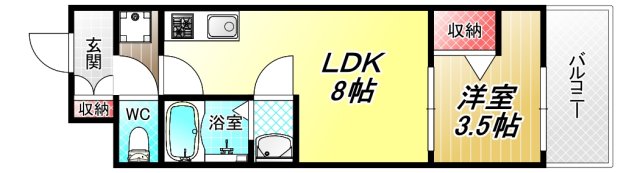 4階の間取り図