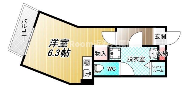 4階の間取り図