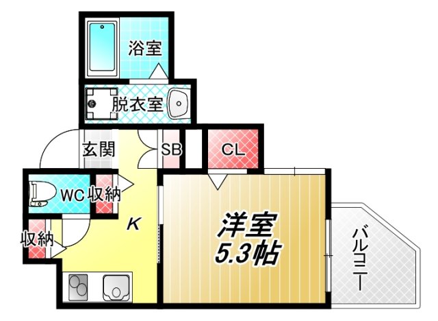 1階の間取り図
