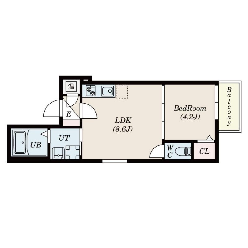 2階の間取り図