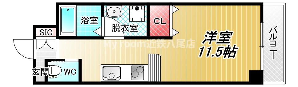 3階の間取り図