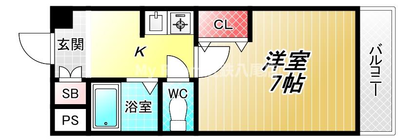 3階の間取り図