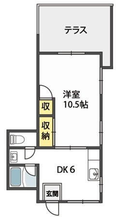 1階の間取り図