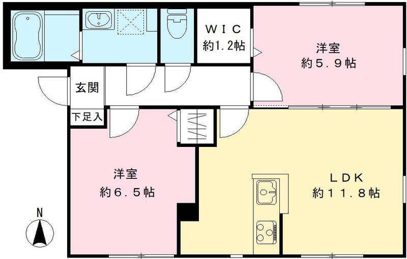1階の間取り図
