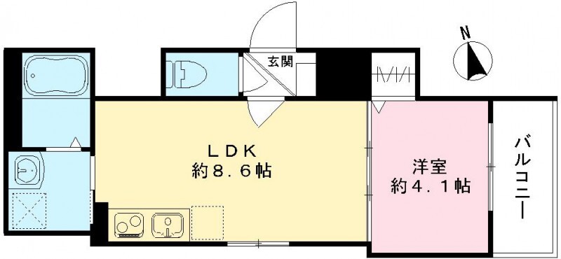 1階の間取り図