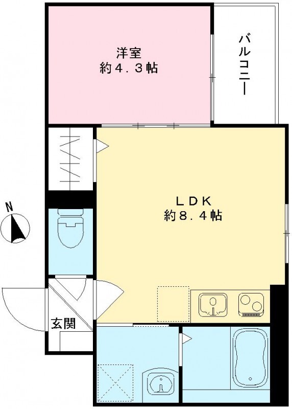 2階の間取り図