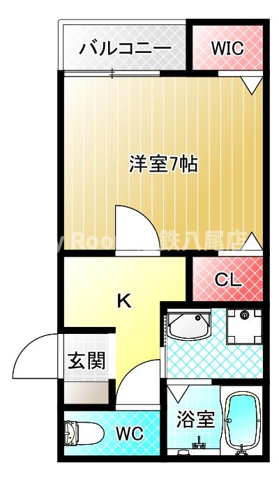 1階の間取り図