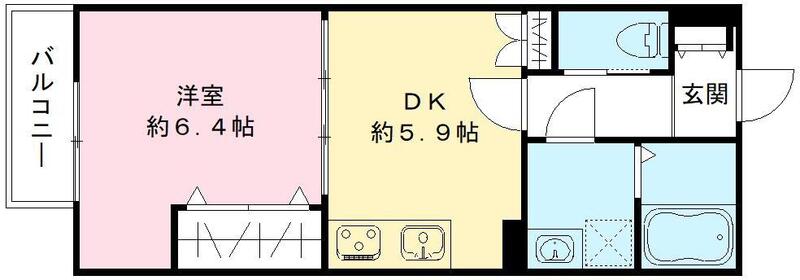 2階の間取り図
