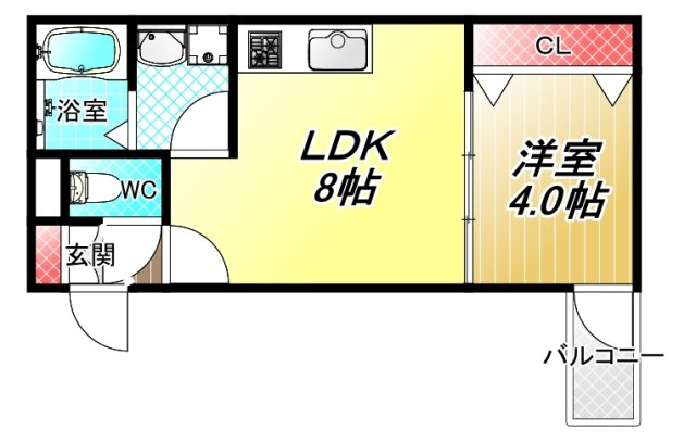 2階の間取り図