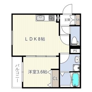 1階の間取り図