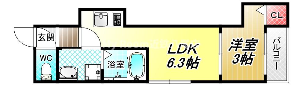 3階の間取り図