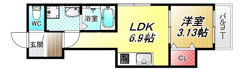 3階の間取り図