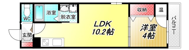 2階の間取り図
