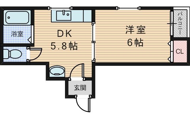 4階の間取り図