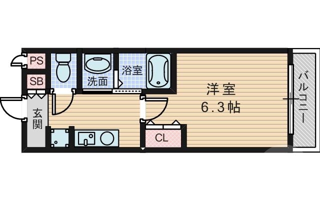 5階の間取り図