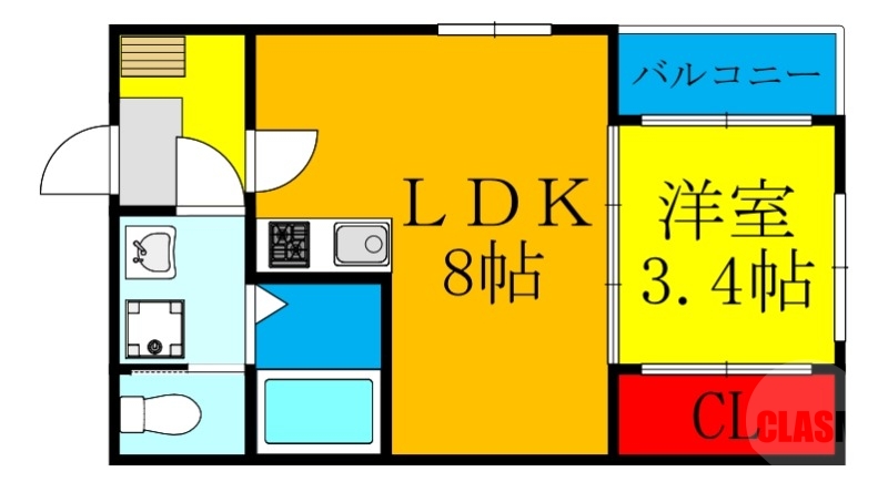 1階の間取り図