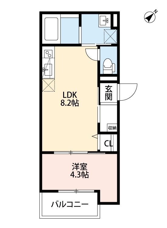2階の間取り図