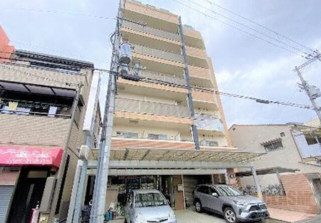 大阪市東淀川区下新庄４丁目の賃貸マンションの外観