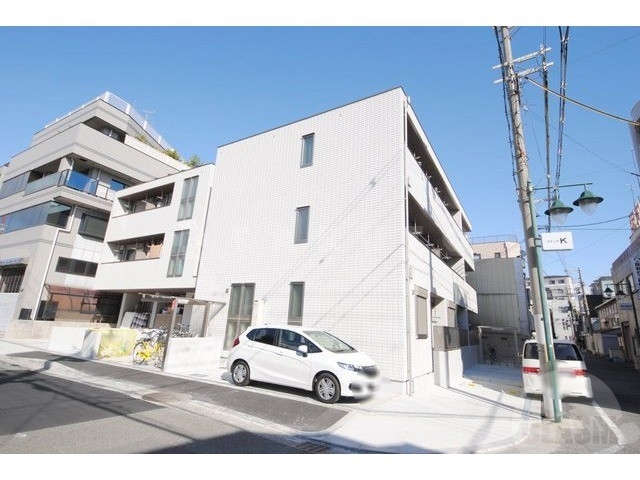 大阪市東淀川区豊新３丁目の賃貸アパートの外観