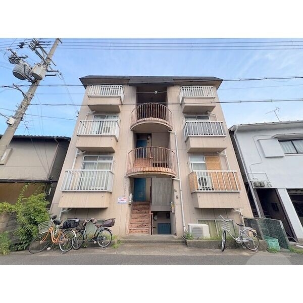 大阪市東淀川区下新庄６丁目の賃貸マンションの外観