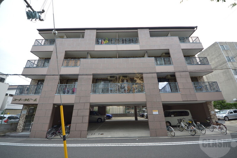 大阪市東淀川区豊新３丁目の賃貸マンションの外観