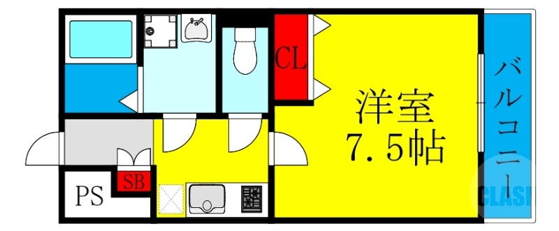 4階の間取り図