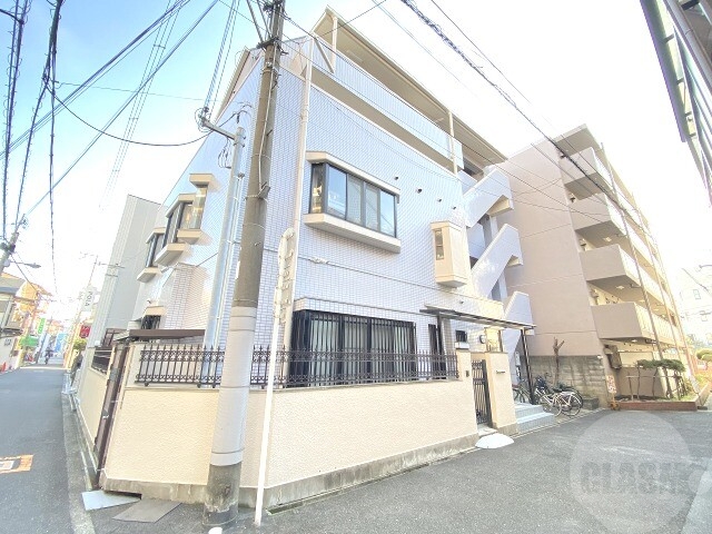 大阪市東淀川区豊新４丁目の賃貸マンションの外観