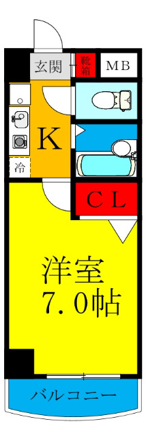 4階の間取り図