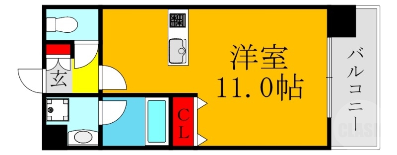 7階の間取り図