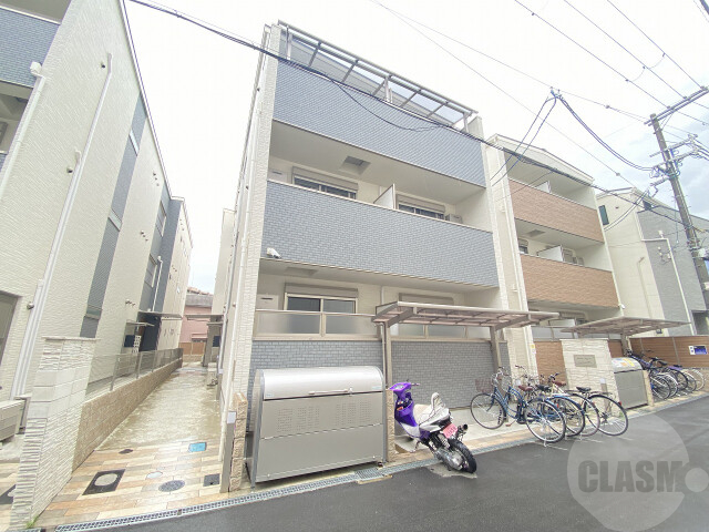 大阪市東淀川区淡路３丁目の賃貸アパートの外観