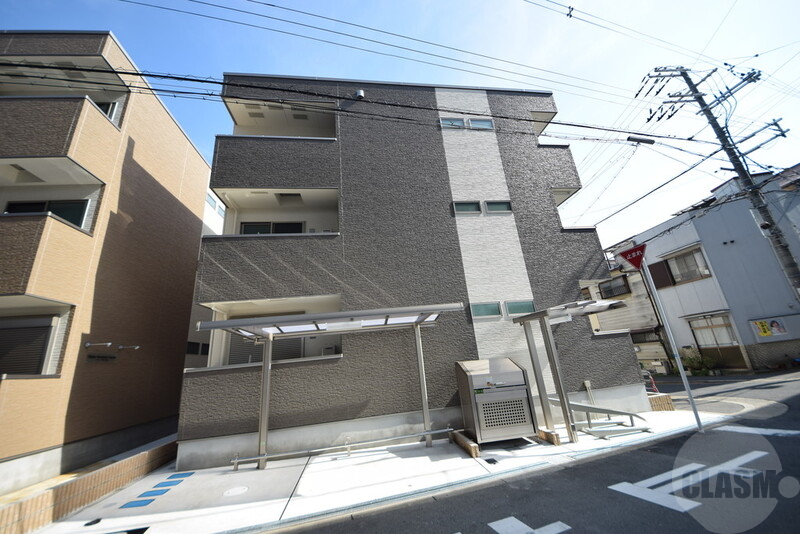 大阪市東淀川区下新庄１丁目の賃貸アパートの外観