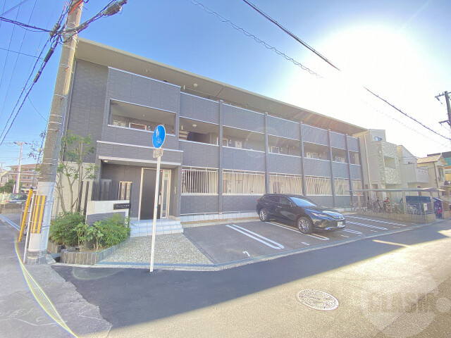 大阪市東淀川区豊里７丁目の賃貸アパートの外観